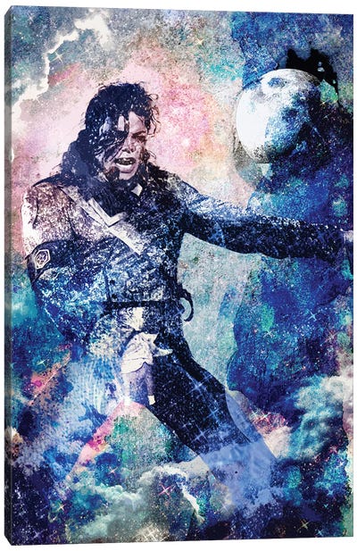 Michael Jackson "The Man In The Mirror" Canvas Art Print - Michael Jackson
