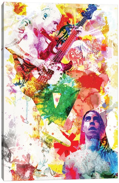 Red Hot Chili Peppers "Dream Of Californication" Canvas Art Print - Nineties Nostalgia Art