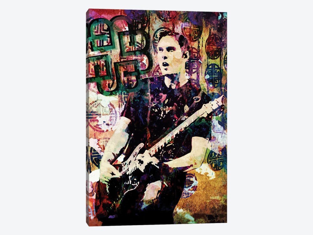 Breaking Benjamin "The Diary Of Jane" by Rockchromatic 1-piece Canvas Wall Art