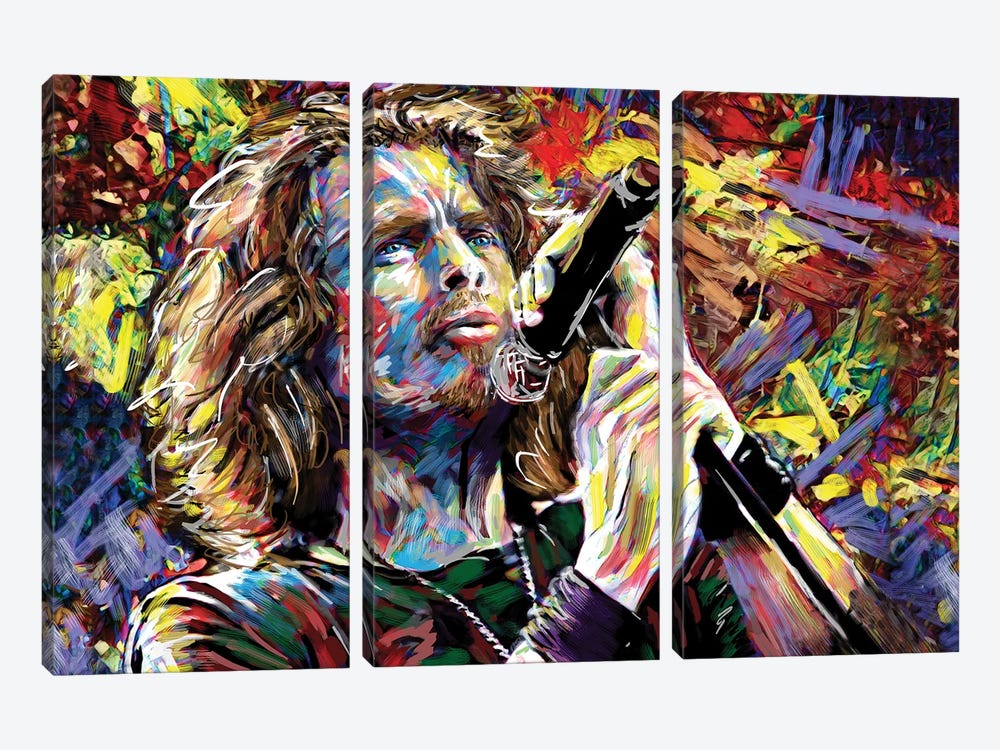Chris Cornell "Nothing Compares To You" by Rockchromatic 3-piece Art Print