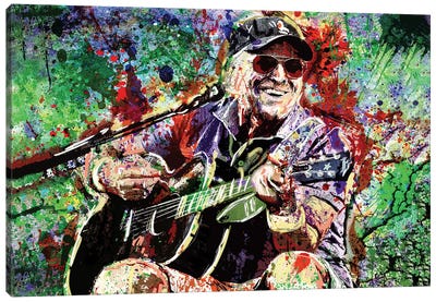 Jimmy Buffet "Margaritaville" Canvas Art Print - Rockchromatic