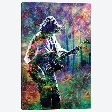 John Bell - Widespread Panic "Barstools And Dreamers" Canvas Print #RCM196} by Rockchromatic Canvas Art Print