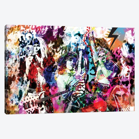 Steel Panther "Eyes Of The Panther" Canvas Print #RCM209} by Rockchromatic Canvas Art