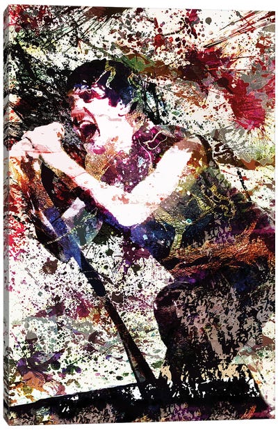 Trent Reznor - Nine Inch Nails "Head Like A Hole" Canvas Art Print - Rockchromatic