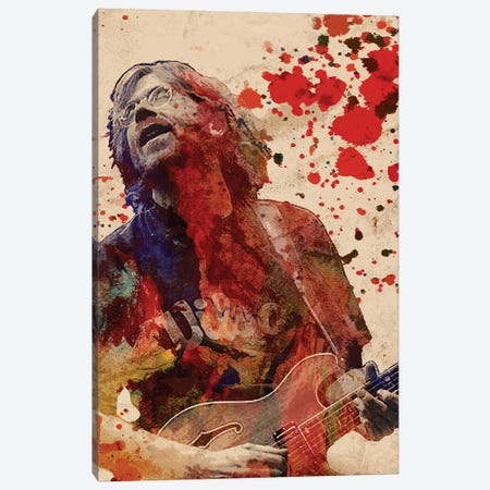 Trey Anastasio - Phish "Bag It, Tag It" Canvas Print #RCM213} by Rockchromatic Art Print