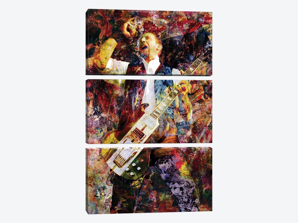 Volbeat "Heaven Nor Hell" by Rockchromatic 3-piece Canvas Print