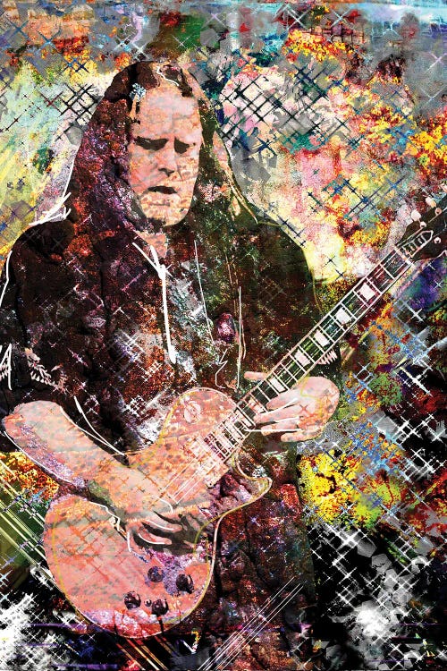 Warren Haynes "Soulshine" by Rockchromatic wall art