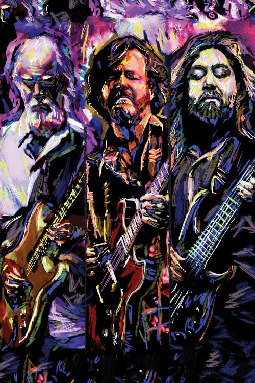 Widespread Panic "Travelin' Light" by Rockchromatic wall art
