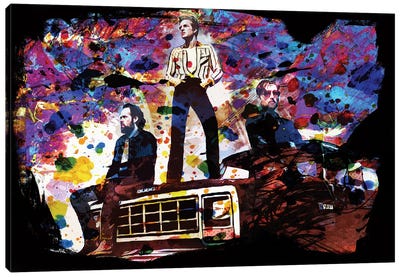 The Killers "The Man" Canvas Art Print - Rockchromatic