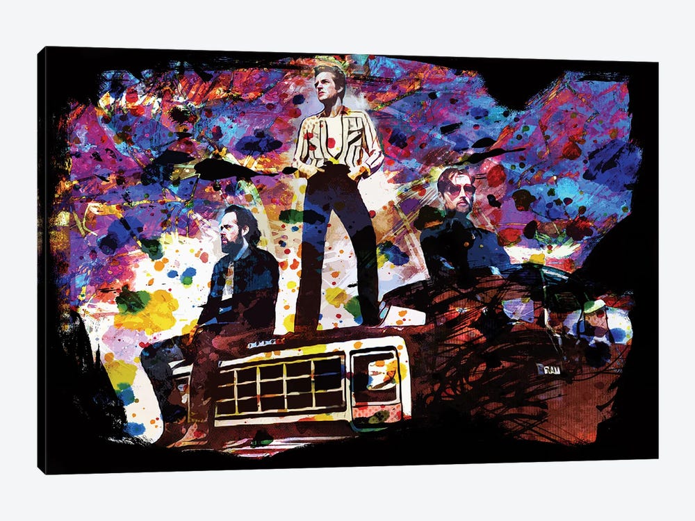 The Killers "The Man" by Rockchromatic 1-piece Canvas Art Print