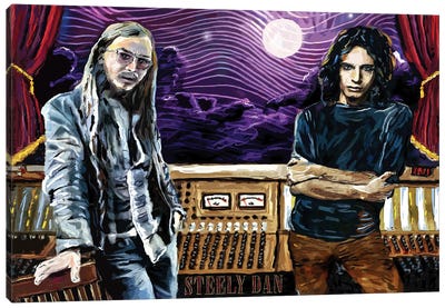 Steely Dan "Reelin' In The Years" Canvas Art Print - Limited Edition Musicians Art