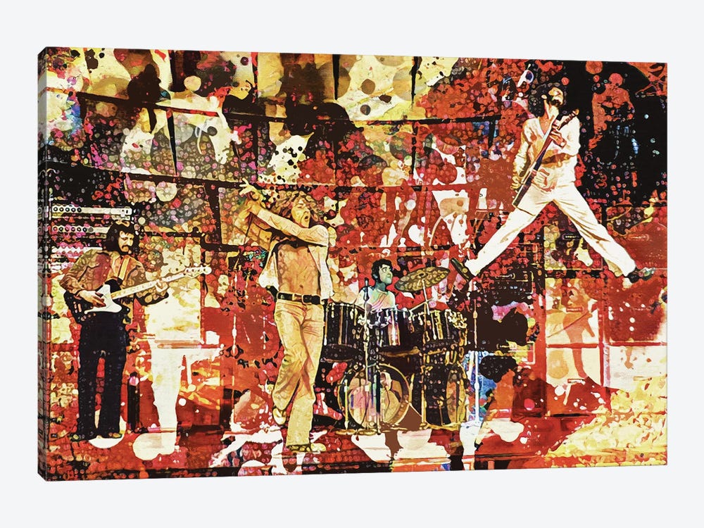 The Who "My Generation" by Rockchromatic 1-piece Canvas Art