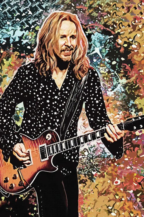 Tommy Shaw - Styx "Come Sail Away" by Rockchromatic wall art