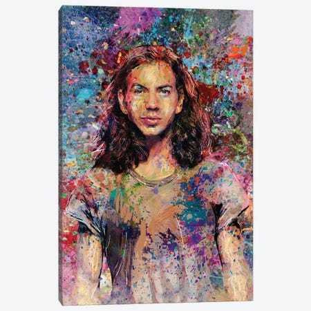 Eddie Vedder "Last Kiss" Canvas Print #RCM238} by Rockchromatic Canvas Print