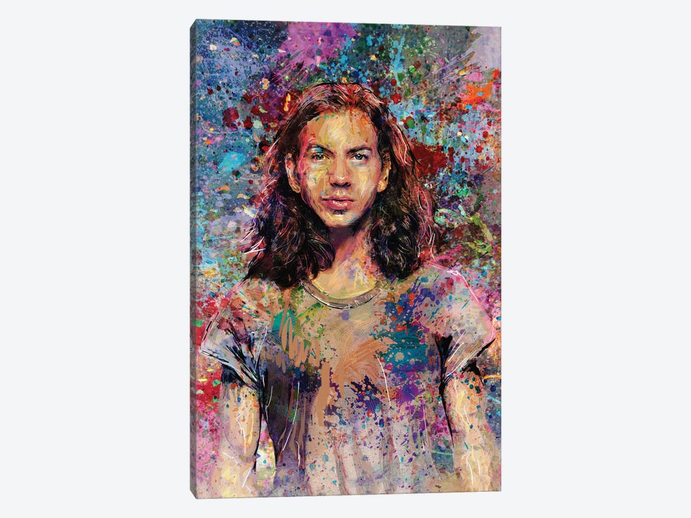 Eddie Vedder "Last Kiss" by Rockchromatic 1-piece Canvas Print