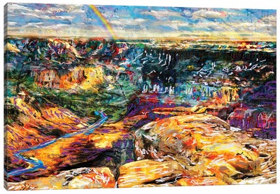 Grand Canyon Canvas Art Print - Rockchromatic