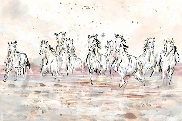 Horses: Wild Horses by Rockchromatic