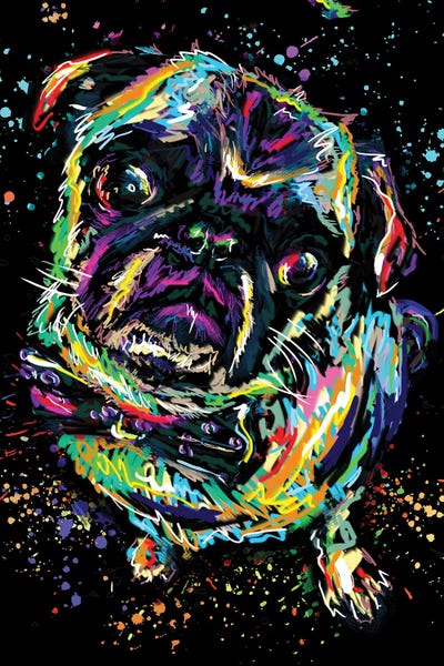 Pugs: Pug Life by Rockchromatic