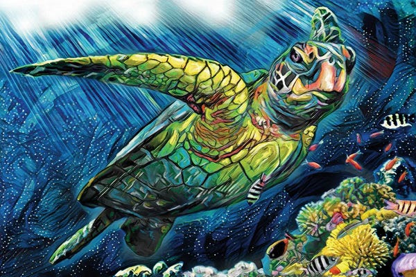 Turtles: Sea Turtle by Rockchromatic