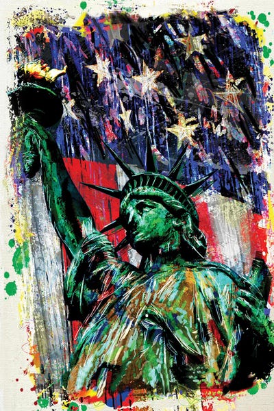 American Flags: Statue of Liberty by Rockchromatic