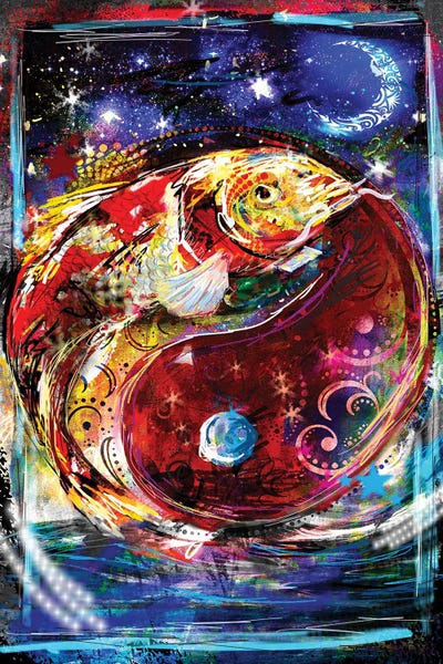 Koi: Yin Yang - Balance And Good Fortune by Rockchromatic