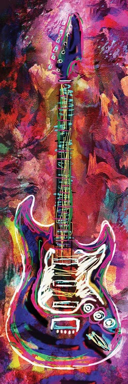 Electric Guitar by Rockchromatic wall art