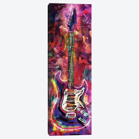 Electric Guitar Canvas Print #RCM279} by Rockchromatic Canvas Print