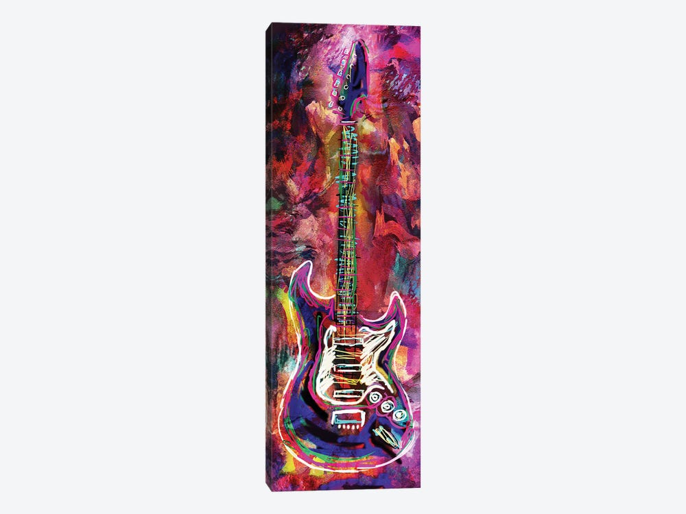Electric Guitar by Rockchromatic 1-piece Canvas Art