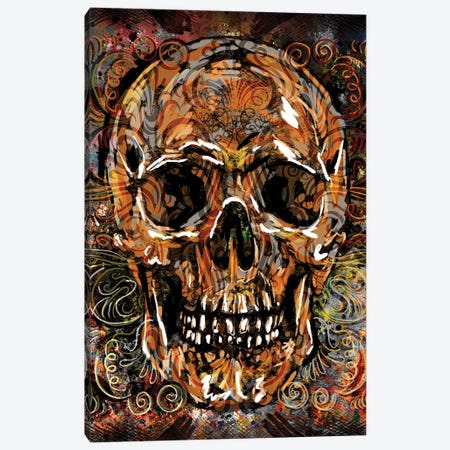 Skull - Nature's Sculpture Canvas Print #RCM280} by Rockchromatic Canvas Artwork
