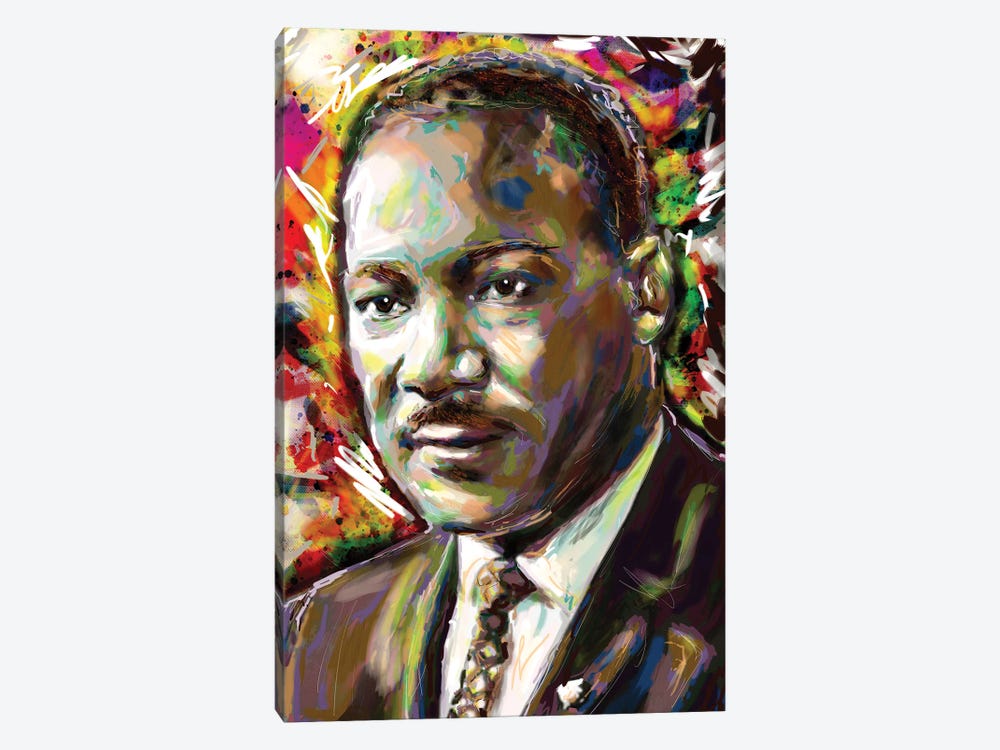 Martin Luther King - I Have A Dream by Rockchromatic 1-piece Art Print