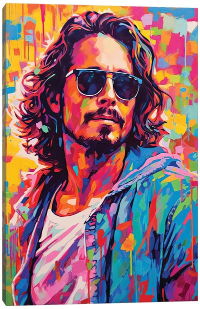 Chris Cornell - Like A Stone Canvas Art Print - Celebrity Art