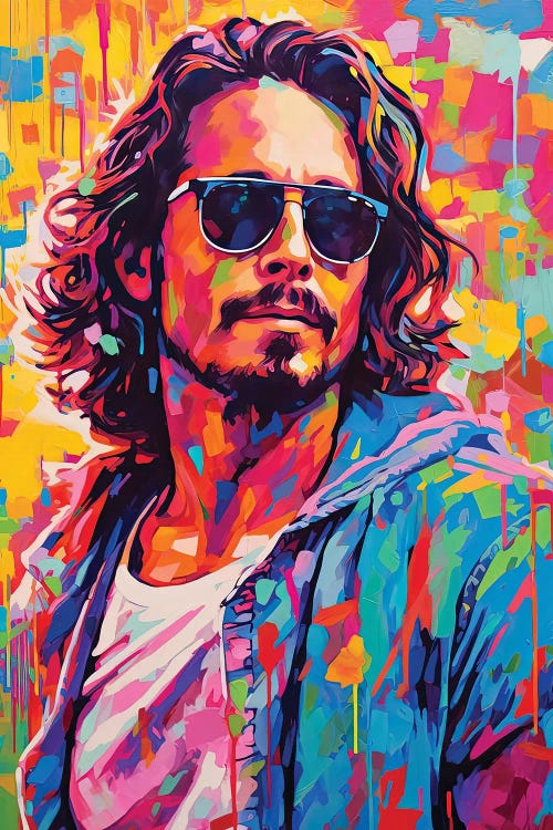 Chris Cornell - Like A Stone by Rockchromatic wall art