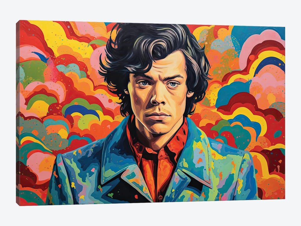 Harry Styles - As It Was by Rockchromatic 1-piece Canvas Artwork