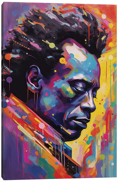 Miles Davis - Kind Of Blue Canvas Art Print - Limited Edition Musicians Art