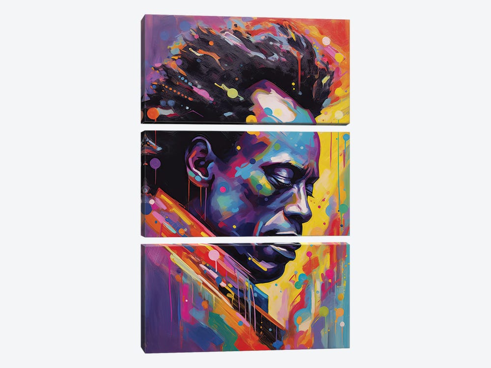 Miles Davis - Kind Of Blue by Rockchromatic 3-piece Canvas Artwork