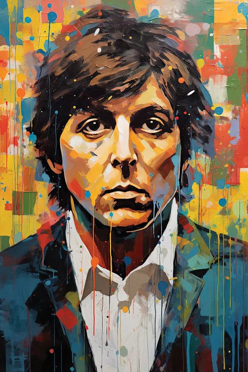 Paul McCartney - Maybe I'm Amazed Ca - Canvas Wall Art | Rockchromatic