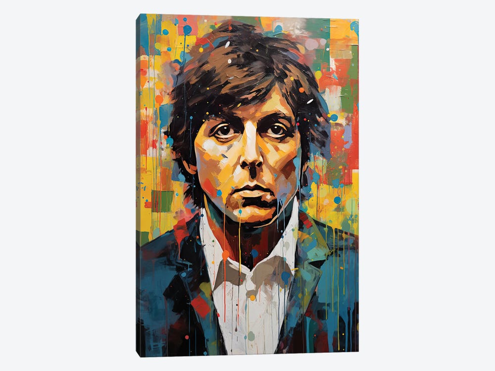 Paul McCartney - Maybe I'm Amazed by Rockchromatic 1-piece Canvas Print