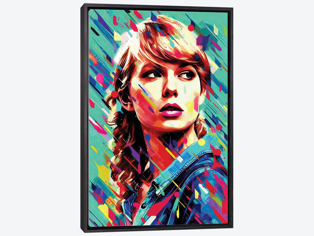 Taylor Swift Canvas Print / Canvas Art by Ryan Rock Artist - Pixels Canvas  Prints