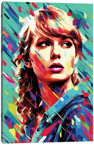 Taylor Swift - Bejeweled Canvas Art Print - Celebrity Art