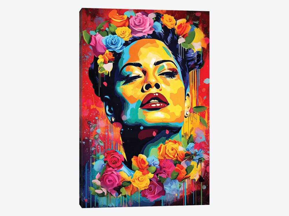 Billie Holiday - Summertime by Rockchromatic 1-piece Canvas Art Print