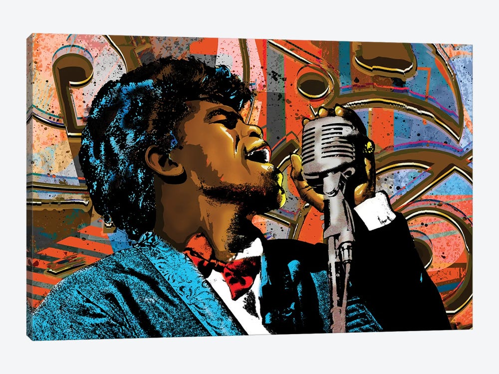 James Brown - Get Up Offa That Thing by Rockchromatic 1-piece Canvas Print