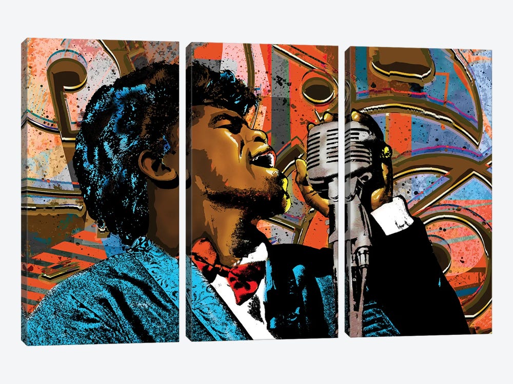 James Brown - Get Up Offa That Thing by Rockchromatic 3-piece Art Print