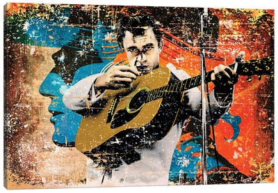 Johnny Cash - The Man Comes Around Canvas Art Print - Johnny Cash