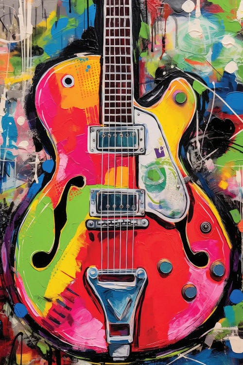 Gretsch Electromatic Guitar by Rockchromatic wall art