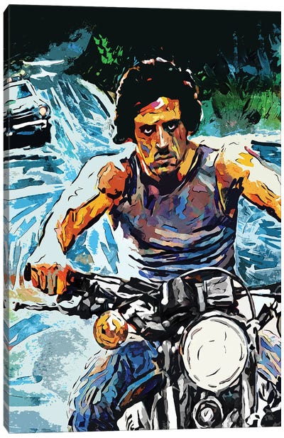Rambo - Sylvester Stallone "First Blood" Canvas Art Print - Rambo