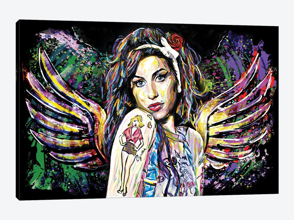 Amy Winehouse "Will You Still Love Me Tomorrow" by Rockchromatic 1-piece Art Print