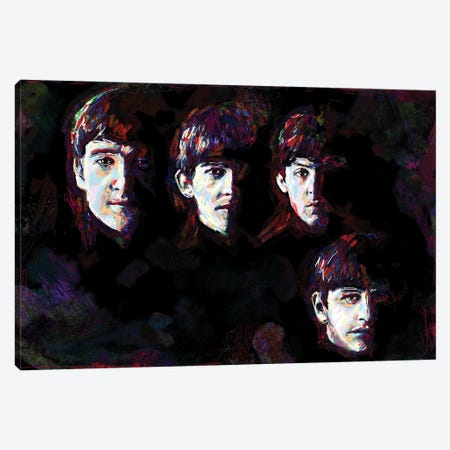 The Beatles "I Saw Her Standing There" Canvas Print #RCM97} by Rockchromatic Canvas Artwork