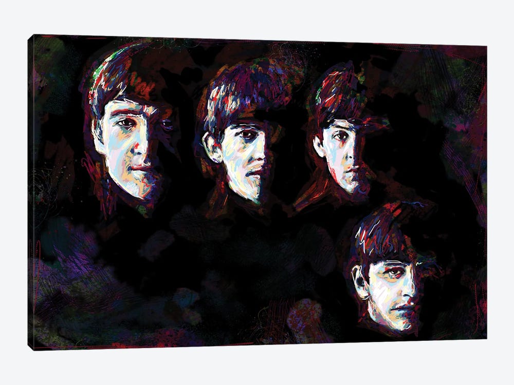 The Beatles "I Saw Her Standing There" by Rockchromatic 1-piece Canvas Artwork