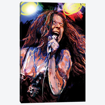 Janis Joplin Large 24x36 Canvas DDuffy