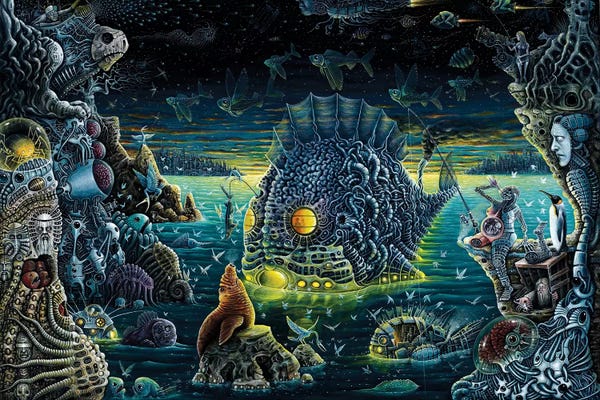 Pop Surrealism & Lowbrow: Night Trawlers by R.S. Connett